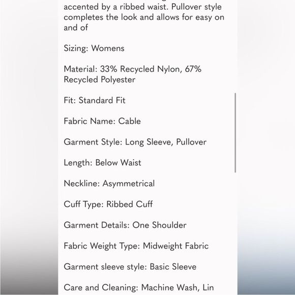 Wild Fable Black One-Shoulder Sweater, Size M, NWT - Picture 11 of 11